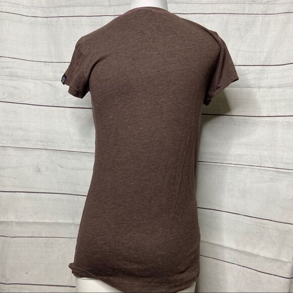 PINK Victoria's Secret brown soft tee medium - Picture 4 of 7